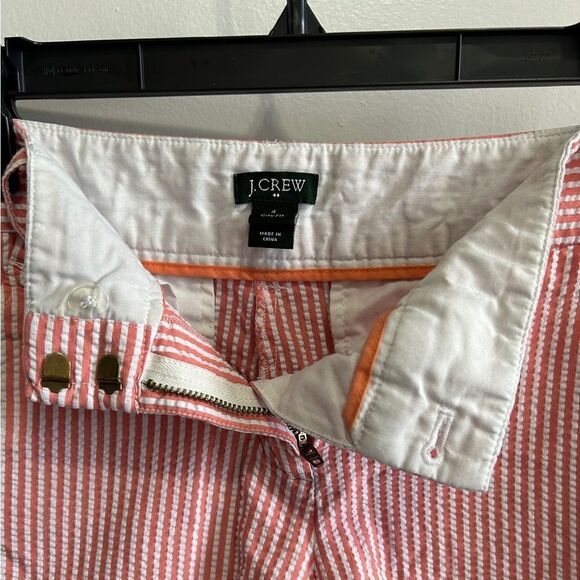 Vintage J.CREW 4.5” Seersucker Chino Shorts - Picture 3 of 7